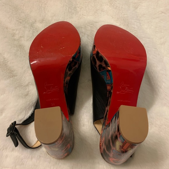CHRISTIAN LOUBOUTIN Dona Anna Leopard Platform